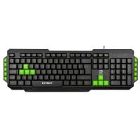 HYTECH HYK-46 GAMY Siyah USB Yeşil Tuşlu Q Gaming Oyuncu Klavyesi - 1